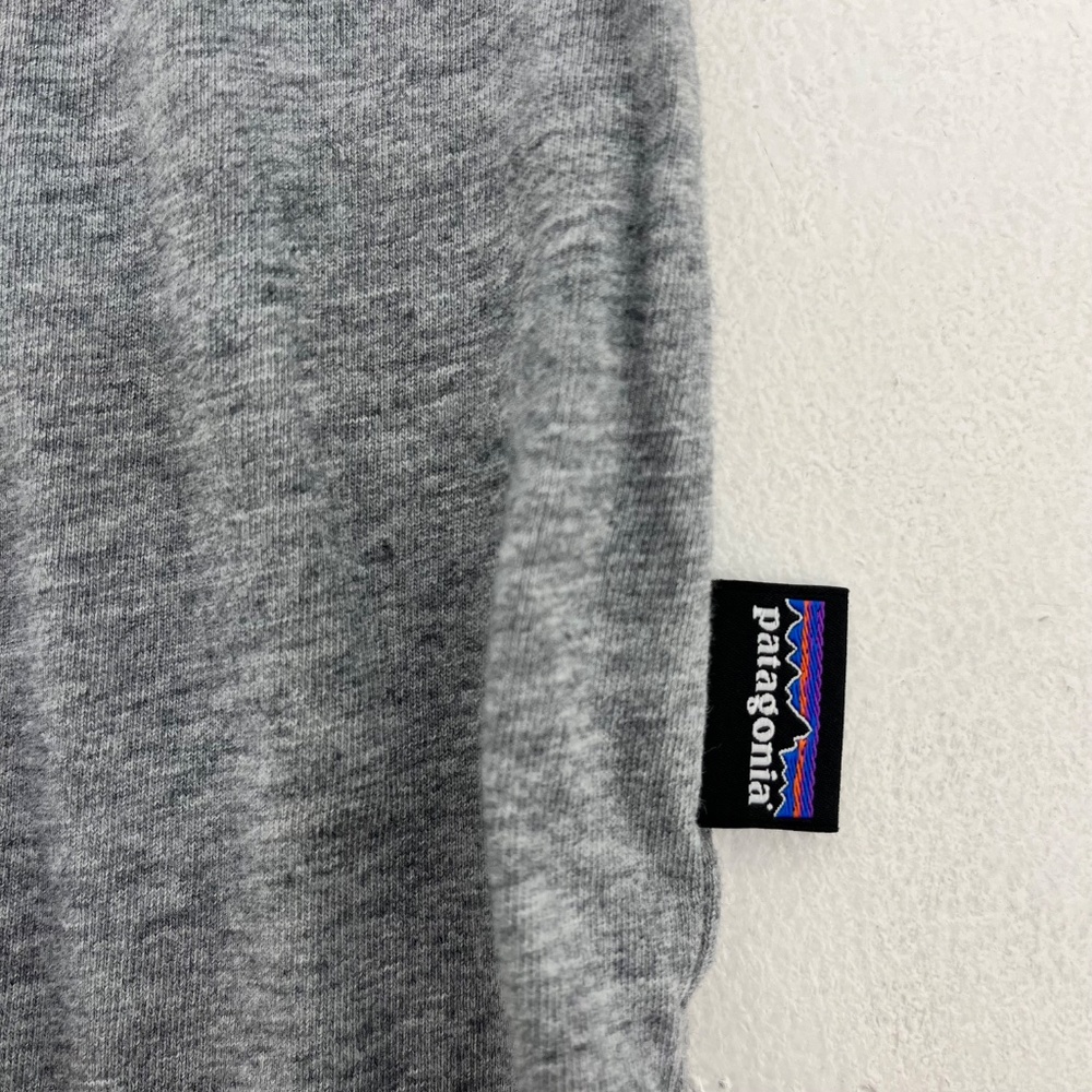 Patagonia Mens Medium Performance‎ Polo Shirt Gray Organic Cotton Short Sleeve - Picture 2 of 8